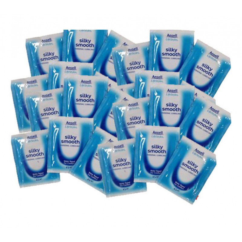Ansell LifeStyles Silky Smooth Lubricant - 4g Sachets